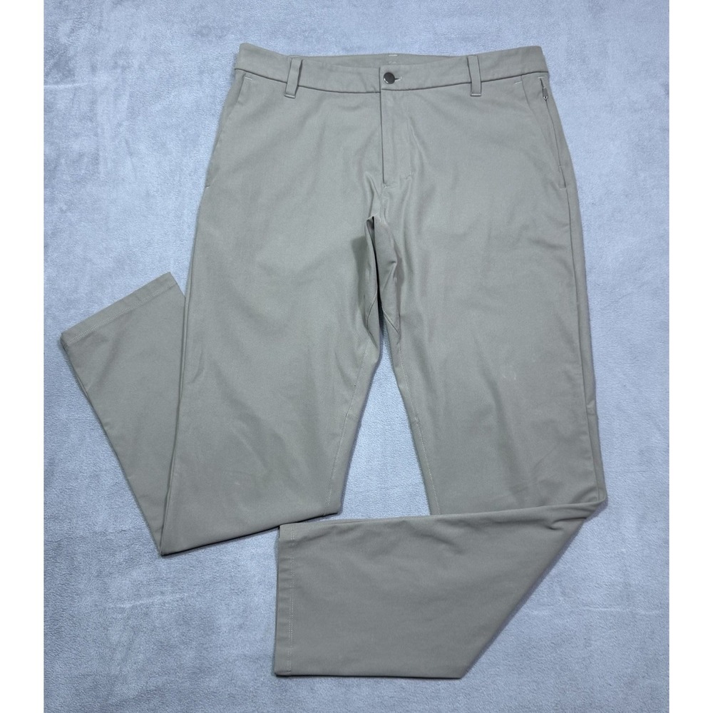 Lululemon Pants Mens 33x31 Commission Classic Warpstreme Sage Gray Athleisure